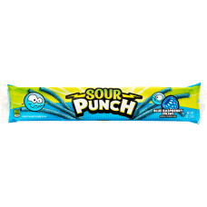 Sour Punch želejas konfektes ar zilo aveņu garšu 57g