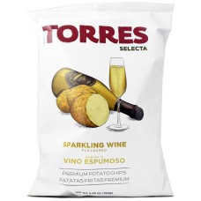 TORRES kartupeļu čipsi ar dzirkstošā vīna garšu 150g