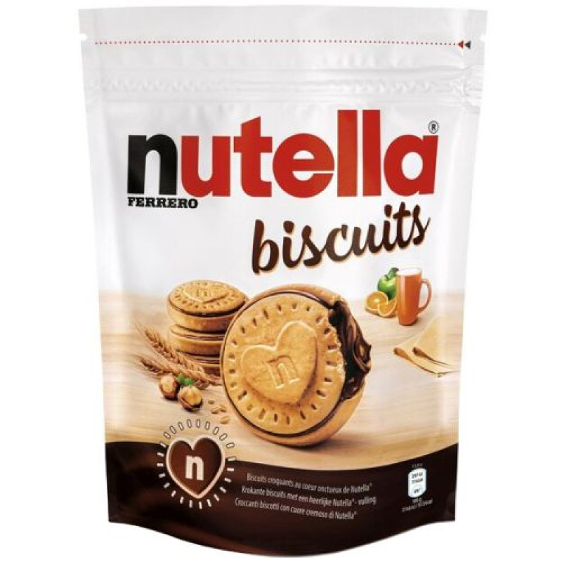 Nutella Biscuits with chocolate cream filling 304g