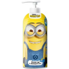 MINIONS 2in1 dušas želeja un šampūns 1000ml