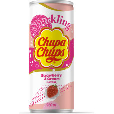 CHUPA CHUPS gāzēts dzēriens ar zemeņu garšu 250ml