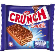 Nestle Crunch Snack x3 vafeles batoniņš šokolādē 99g