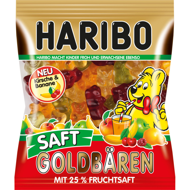 Haribo Saft-Golbaren želejas konfektes 160g