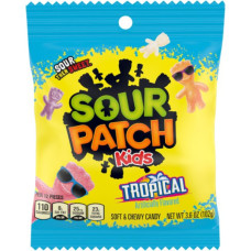 SOUR PATCH Kids Tropical želejas konfektes 102g