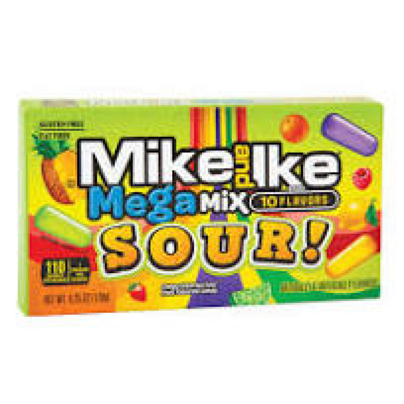 MIKE AND IKE Mega Mix Sour Chewy Candy 120g