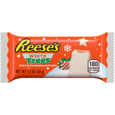 Reese's White Trees zemesriekstu sviesta eglīte baltās šokolādes pārklājumā 34g