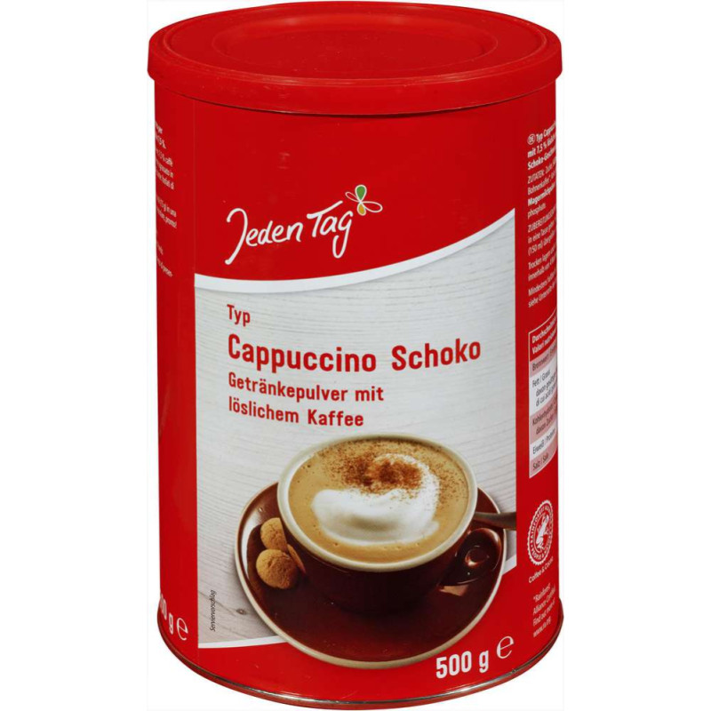 JEDEN TAG Cappuccino with chocolate 500g