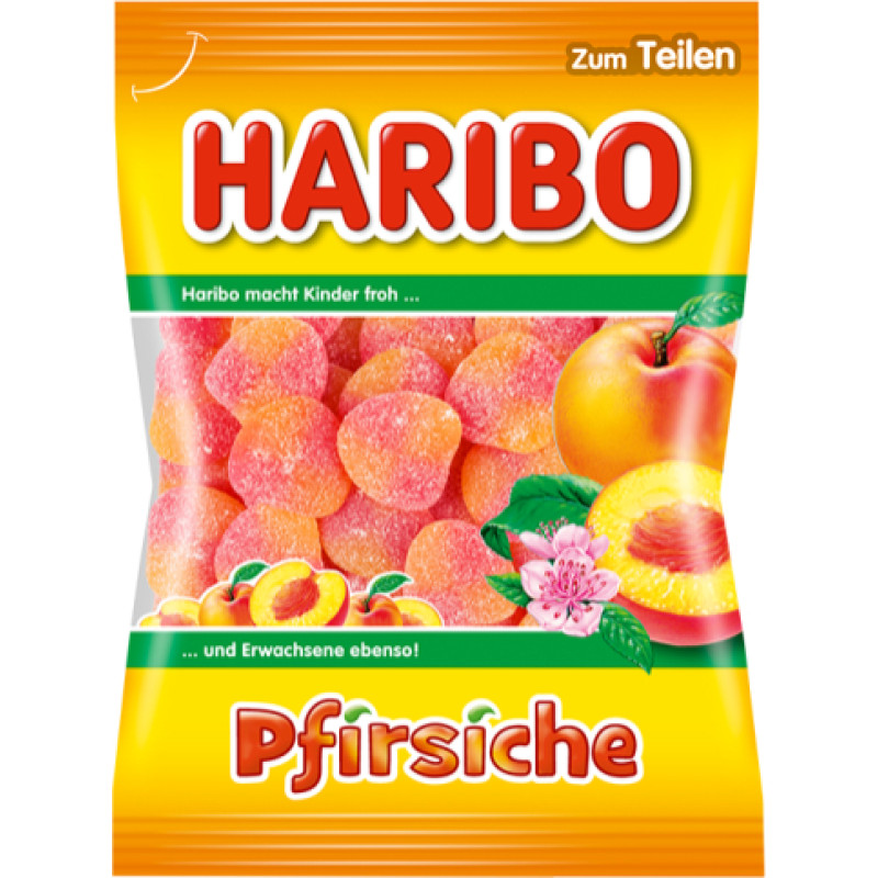 Haribo Pfirsiche želejas konfektes 200g