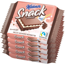 Manner Snack milk chocolate wafers 5pcs 125g