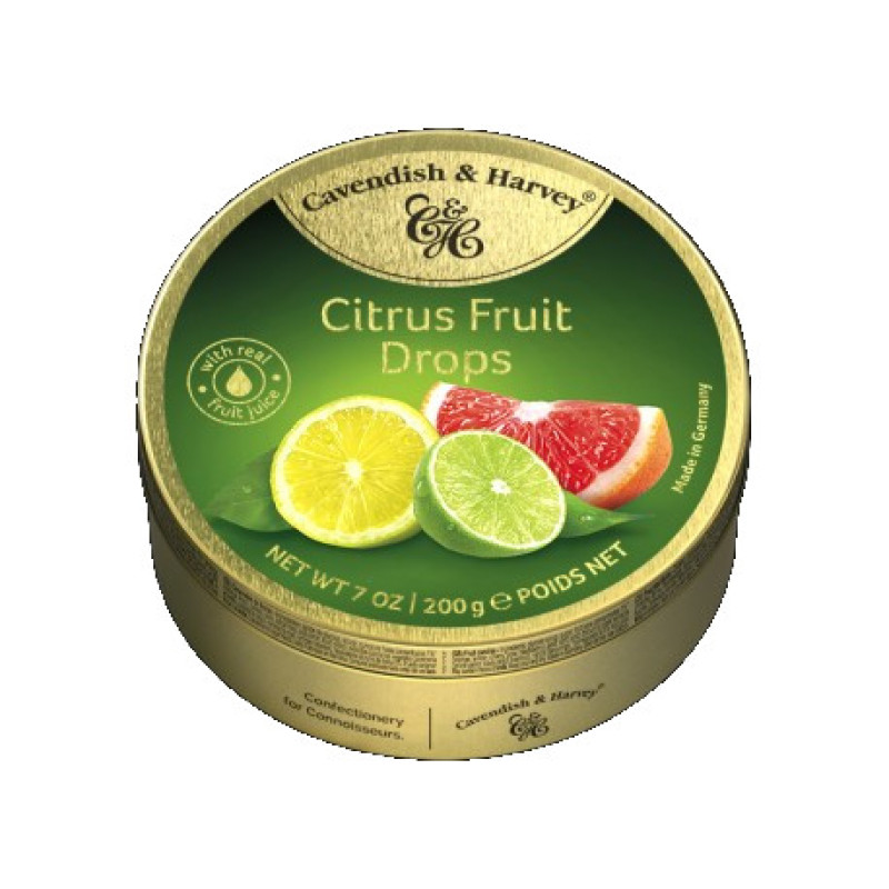 C&H Citrus Fruit Drops citrus-flavored lollipops 200g