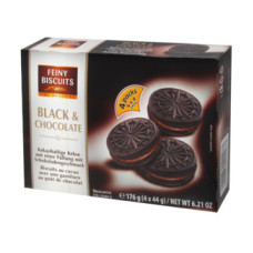 Feiny Biscuits cocoa cookies with chocolate filling 176 g