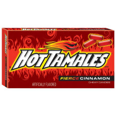 HOT TAMALES FIERCE CINNAMON košļājamas konfektes ar kanēļa garšu 141 g