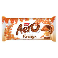 Areo Festive Orange porainā šokolāde ar apelsīnu garšu 90g