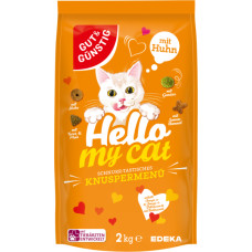 G&G Hello My Cat kaķu sausā barība ar vistas un tītara gaļas garšu 2kg