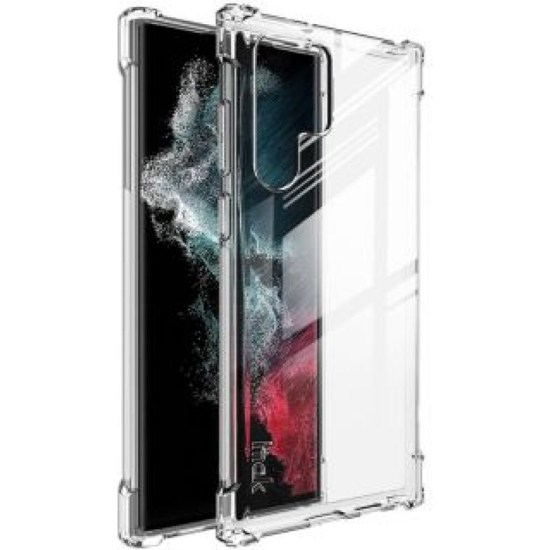 Evelatus Aizmugurējais vāciņš Evelatus Samsung Galaxy S22 Ultra Military Shockproof Silicone Case TPU Transparent