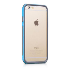 Hoco Aizmugurējais vāciņš Hoco Apple iPhone 6  Moving Shock-proof Silicon Bumper HI-T028 Blue