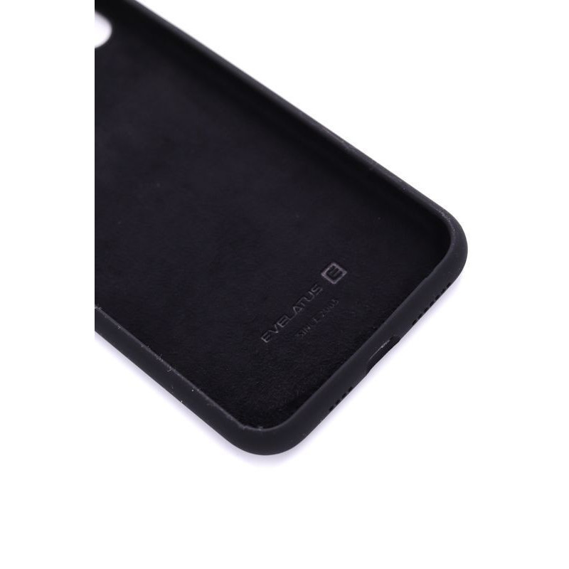 Evelatus Aizmugurējais vāciņš Evelatus Huawei P60 Pro Premium Soft Touch Silicone Case Black