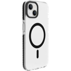 Evelatus Aizmugurējais vāciņš Evelatus Apple iPhone 15 Plus Clear Case PC+TPU With MagSafe Transparent Black