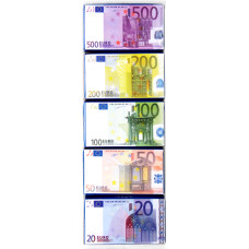 Maitre truffout EURO šokolādes banknotes  5x15g