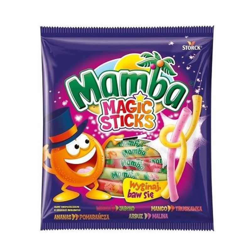 Mamba Magic Sticks chewy candy 150g