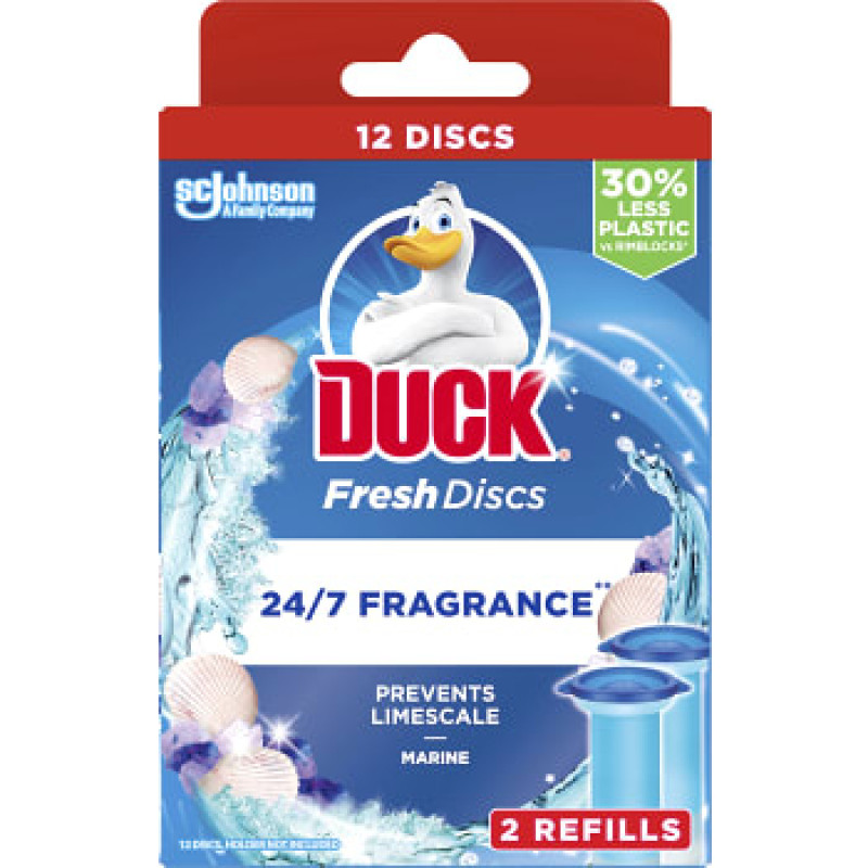 Duck tualetes skalošanas līdzeklis - želeja ar ūdens svaiguma aromātu (REZERVE), 2x36ml