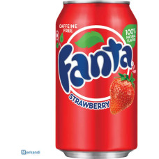 FANTA USA Strawberry, bundžā 355ml