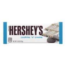 Hershey's Cookies "n" Creme baltā šokolāde ar cepumu gabaliņiem 43g