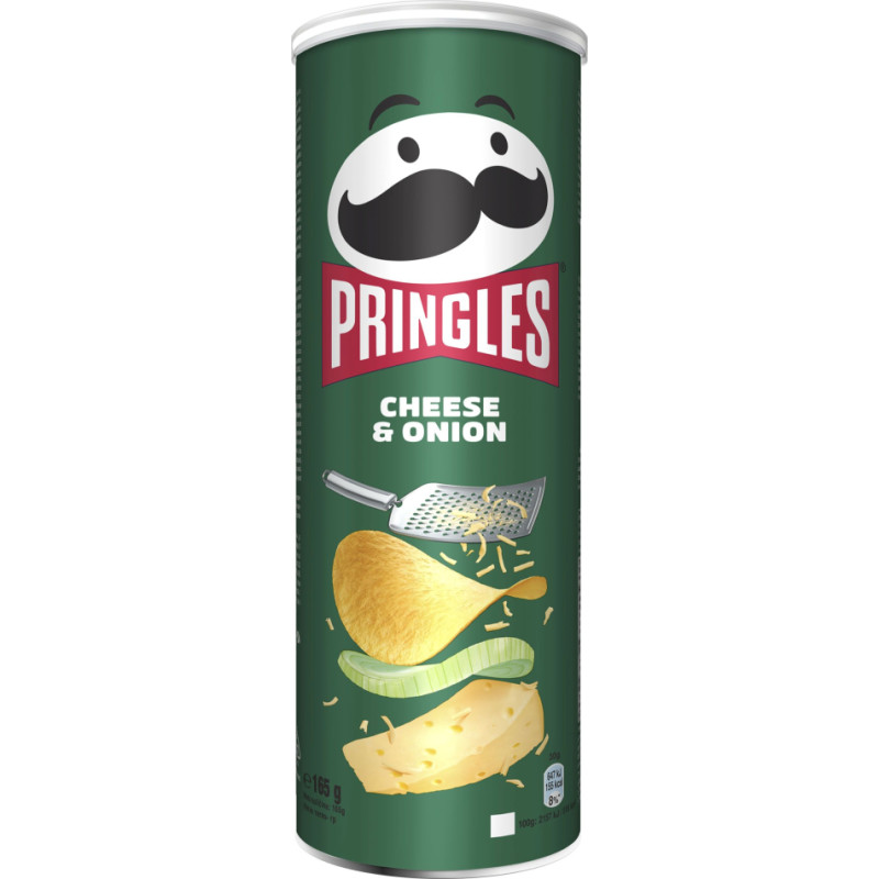 Pringles čipsi ar siera un sīpola garšu 165g