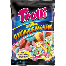 Trolli Skābas želejas konfektes - tārpiņi 200g