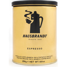 Ground coffee Hausbrandt Espresso in a metal can 250gr