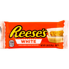 Reese's White zemesriekstu sviesta krēma konfekte baltās šokolādes pārklājumā 39.5g