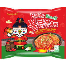 SamYang Buldak Kimchi asās nūdeles ar vistas garšu 135g