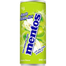 Лимонад MENTOS Apple Soda Kick, банка 240мл