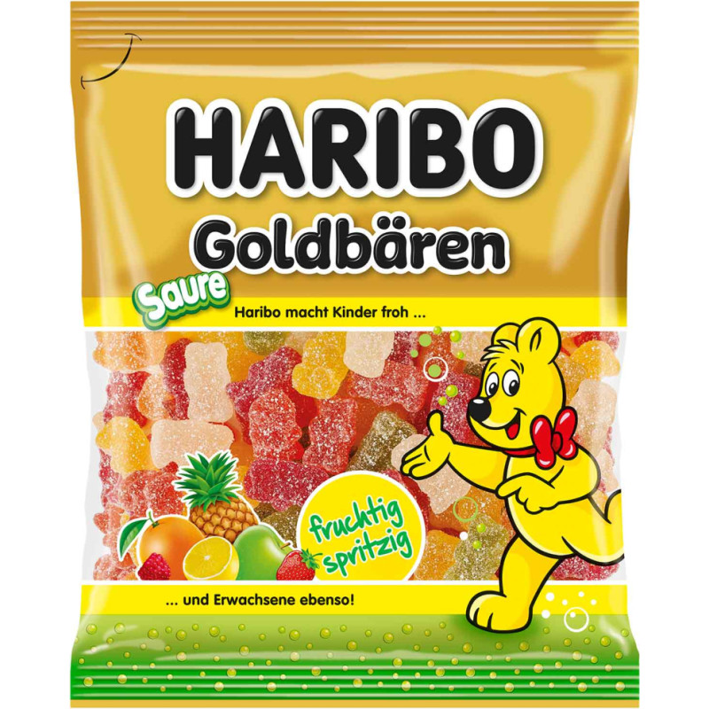 Haribo Sauer Golbaren želejas konfektes 175g