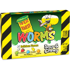 Toxic Waste Worms želejas konfektes 85g