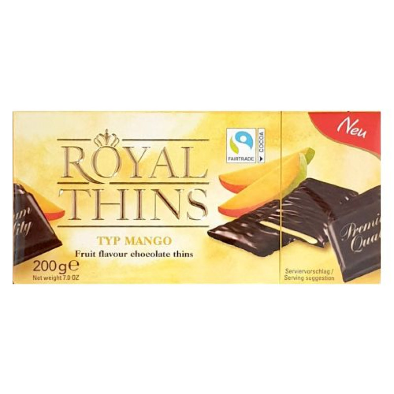 Chocolates with mango filling Royal Thins Mango 200g