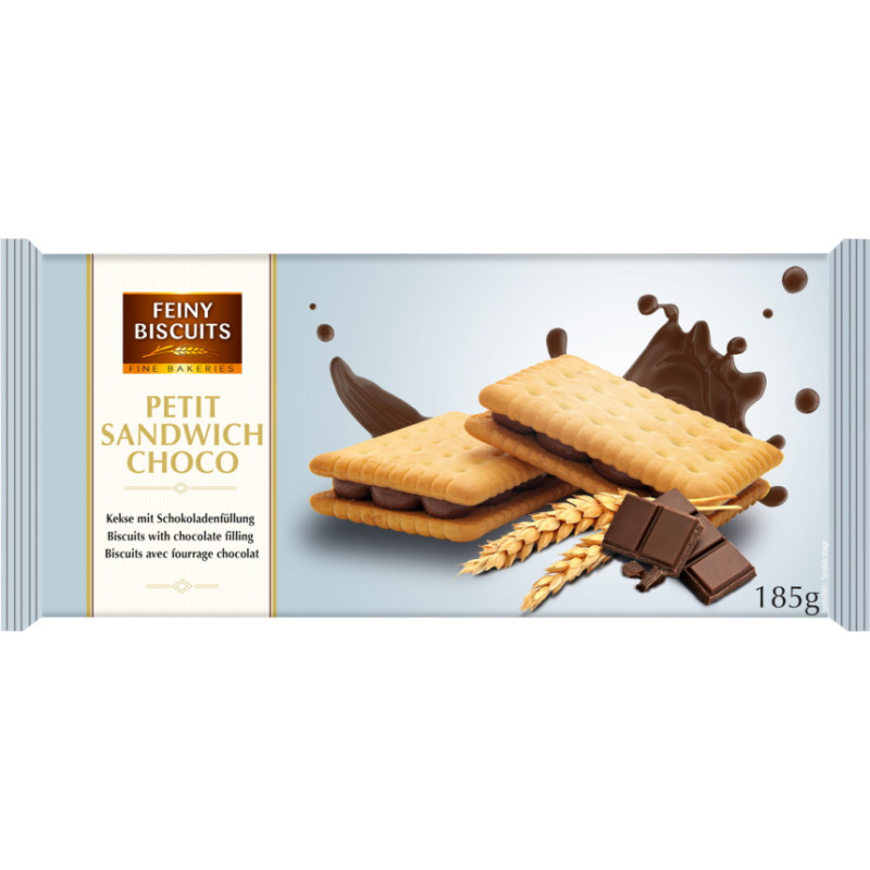 Feiny Bicsuits cookies with chocolate filling 185g