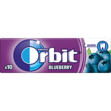 Orbit chewing gum with blueberry flavor 14g