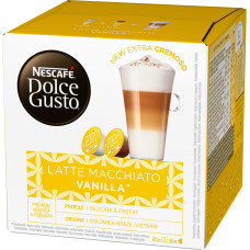 D.Gusto Latte Macchiato Vanilla Caps x16 153g