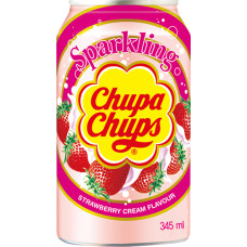 CHUPA CHUPS zemeņu krēma limonāde, bundžā 345ml