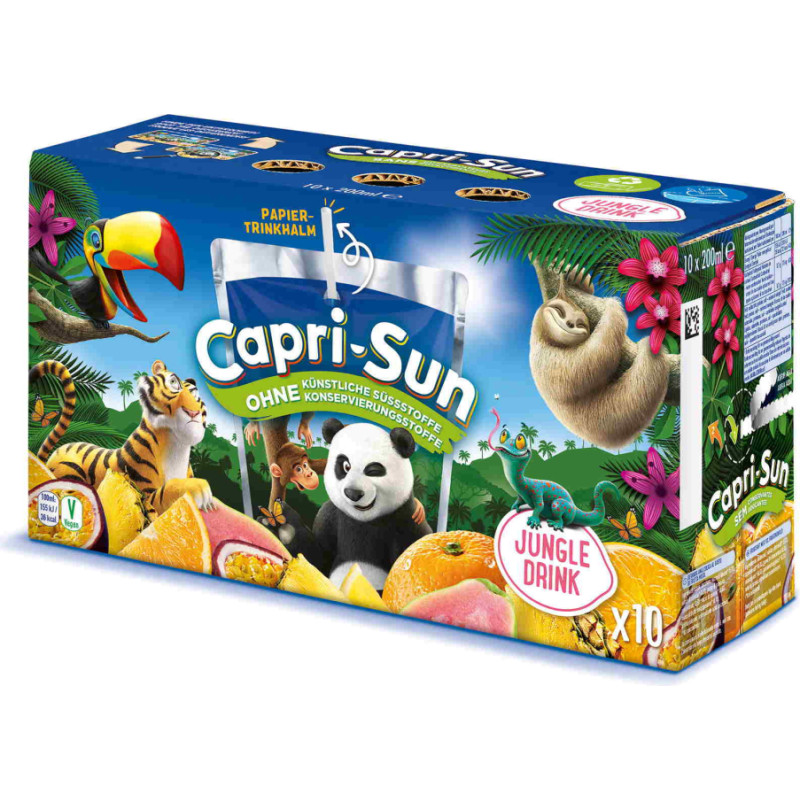 CAPRI-SUN Jungle sulu dzēriens (200mlx10 iepakojumi)