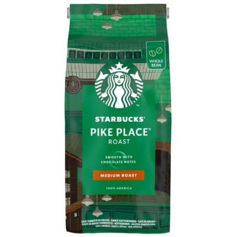 STARBUCKS Pike Place kafijas pupiņas 450g