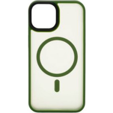 Evelatus Aizmugurējais vāciņš Evelatus Apple iPhone 15 Hybrid Case With MagSafe PC+TPU Green