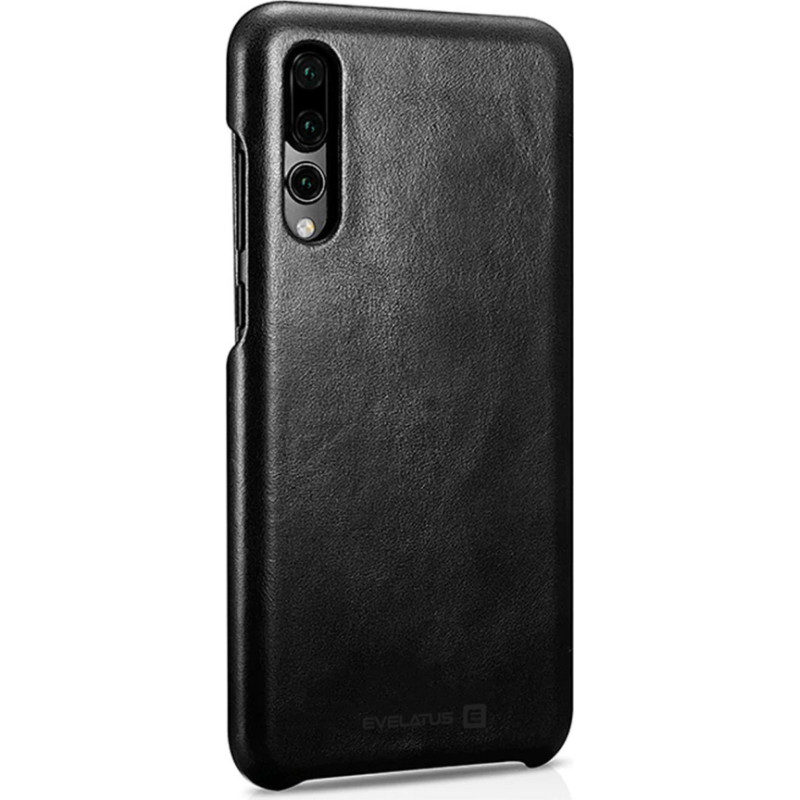 Evelatus Aizmugurējais vāciņš Evelatus Huawei P20 PRO Leather case Black