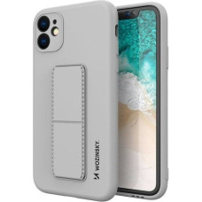 Ilike Aizmugurējais vāciņš iLike Samsung Galaxy A22 5G Kickstand Case Silicone Stand Cover Grey