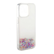 Ilike Aizmugurējais vāciņš iLike Apple iPhone 13 Silicone Case Water Glitter Rainbow