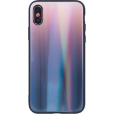 Greengo Aizmugurējais vāciņš GreenGo Apple iPhone XR Aurora Glass TPU Brown Black