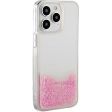 Ilike Aizmugurējais vāciņš iLike Apple iPhone 15 Pro Silicone Case Water Glitter Pink