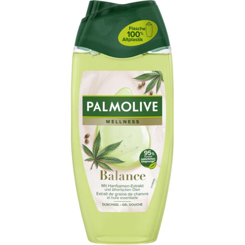 Palmolive Wellness Balance dušas želeja ar kaņepju sēklu ekstraktu 250ml