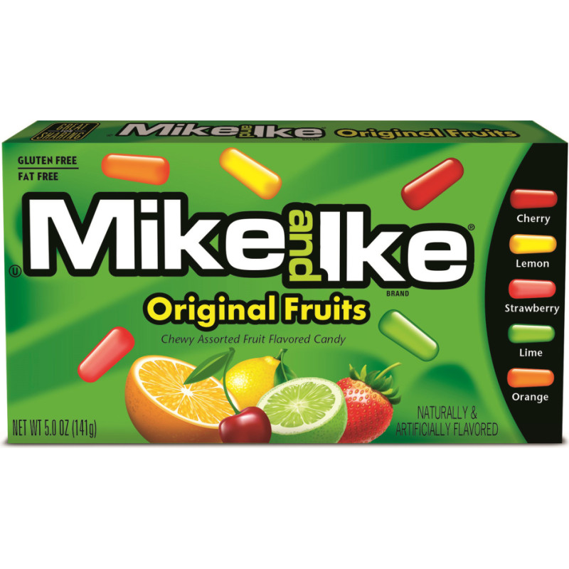 Mike and Ike Original chewy candy with fruit flavor 141g